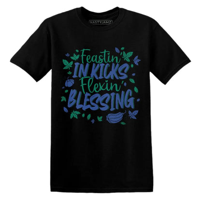 Kicks Feasting.Dunk Royal Malachite NastyJamz Website T-Shirt 2D