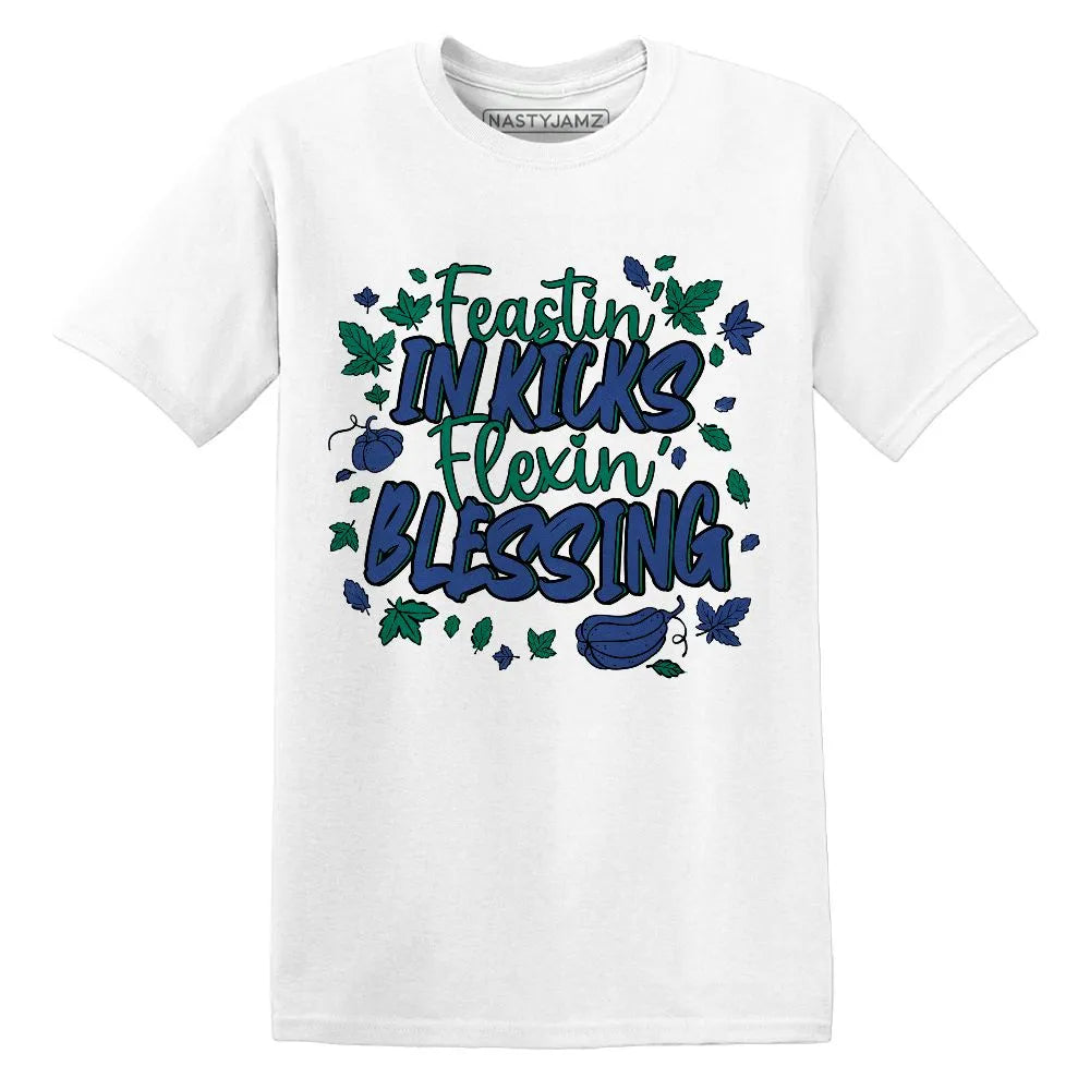 Kicks Feasting.Dunk Royal Malachite NastyJamz Website T-Shirt 2D