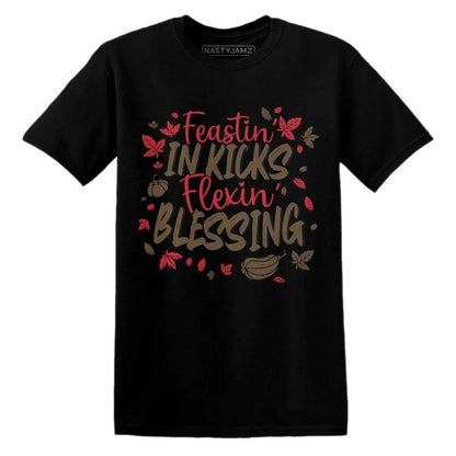 Kicks Feasting.AJ 9 Olive NastyJamz Website T-Shirt 2D