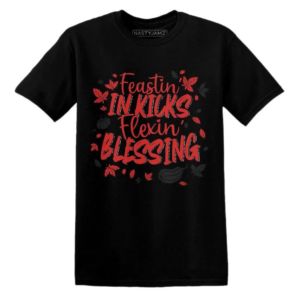 Kicks Feasting.AJ 3 Black Cement NastyJamz Website T-Shirt 2D