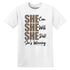 SHE AJ 1 Low Mocha NastyJamz Website T-Shirt 2D