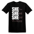 SHE AJ 3 Burgundy Crush NastyJamz Website T-Shirt 2D