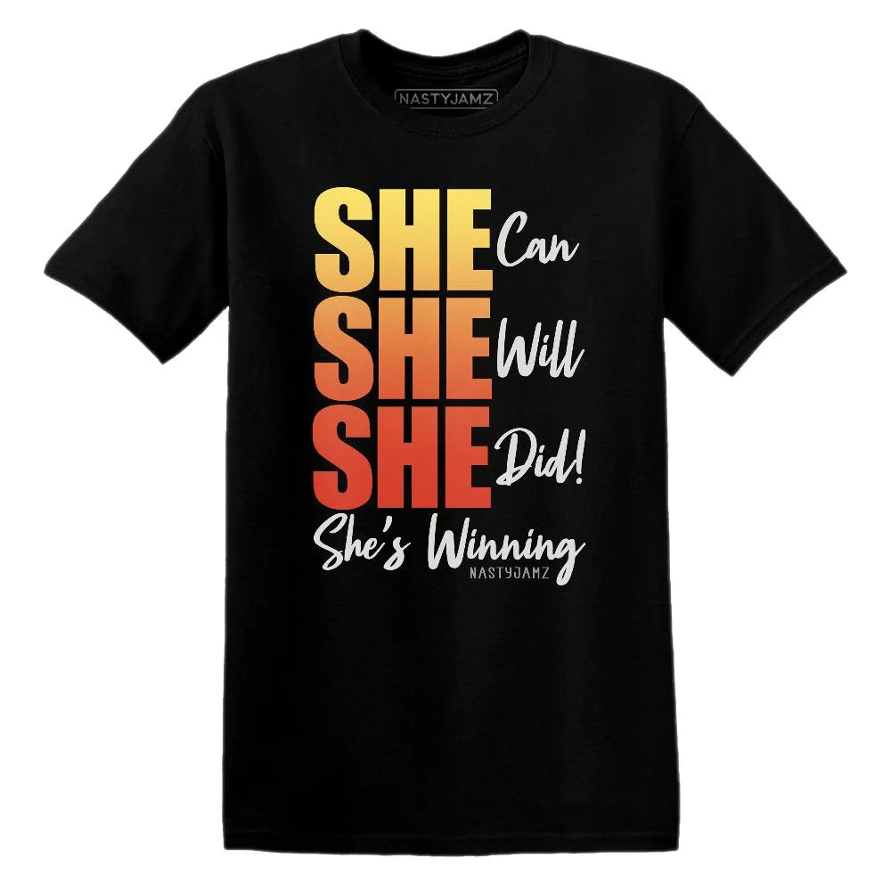 SHE VaporMax Sunset NastyJamz Website T-Shirt 2D