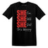 SHE AJ 3 Black Cement NastyJamz Website T-Shirt 2D