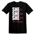 SHE AJ 11 Bred Velvet NastyJamz Website T-Shirt 2D