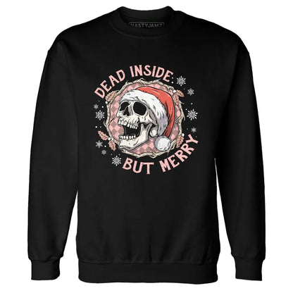 Low-Legend-Pink-11s-NastyJamz-Sweatshirt-Match-Dead-Inside-But-Merry