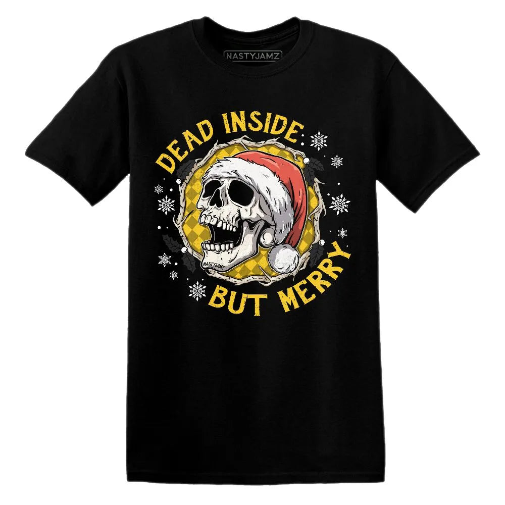 Yellow-Ochre-6s-NastyJamz-T-Shirt-Match-Dead-Inside-But-Merry