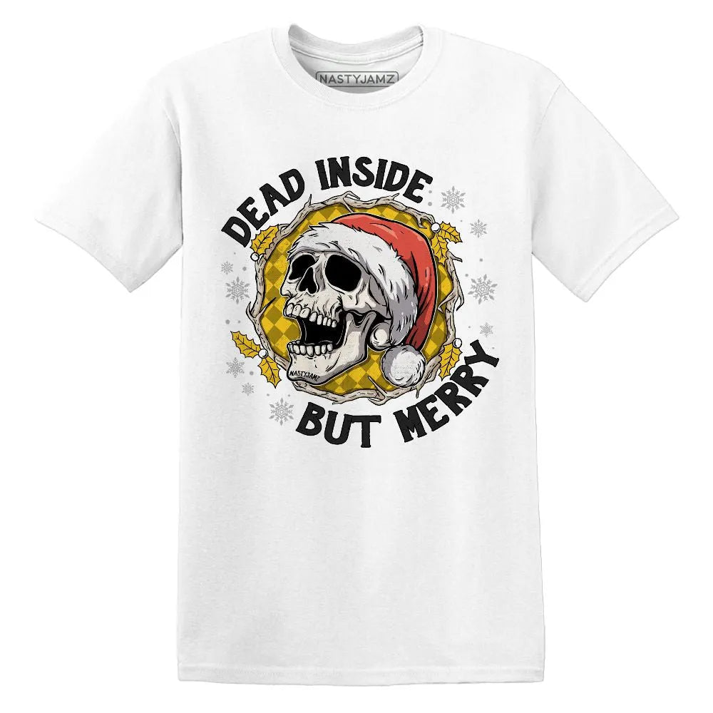 Yellow-Ochre-6s-NastyJamz-T-Shirt-Match-Dead-Inside-But-Merry