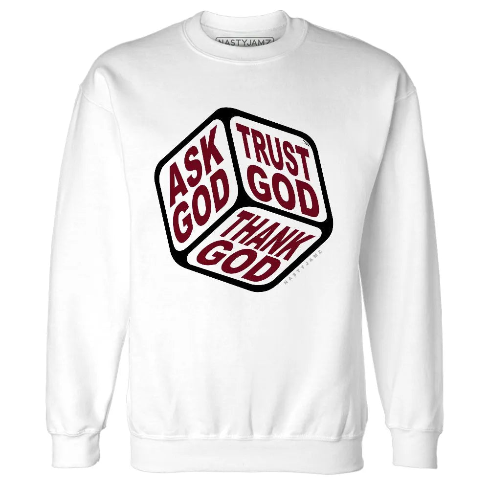 High-White-Team-Red-1s-NastyJamz-Sweatshirt-Match-Trust-God