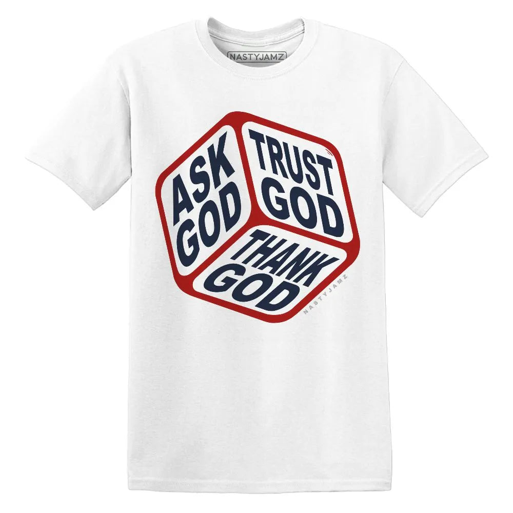 White-Navy-6s-NastyJamz-T-Shirt-Match-Trust-God