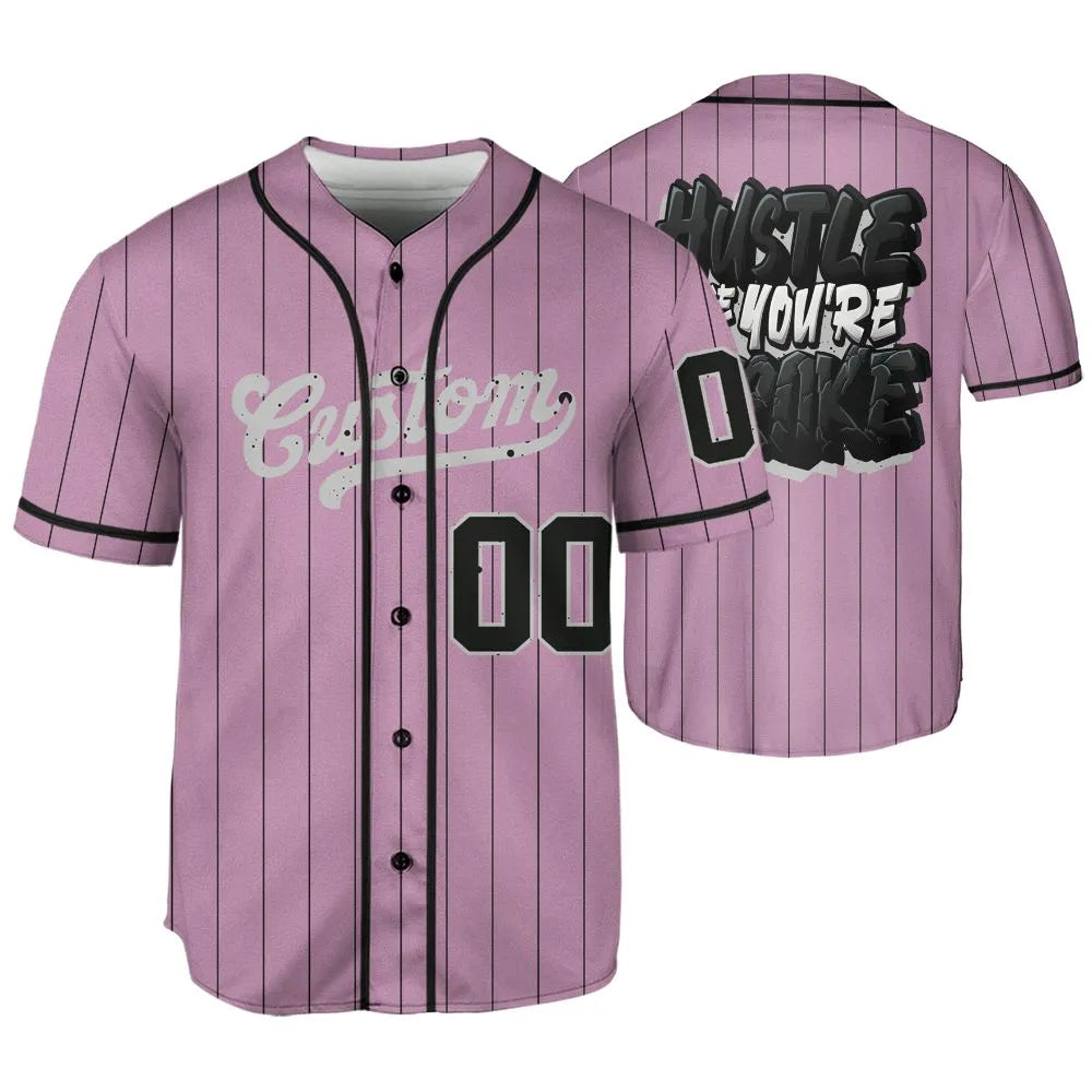 Orchid-Neutral-Grey-Black-White-4s-NastyJamz-Jersey-Match-Hustle-Like-Broke-Custom-Text