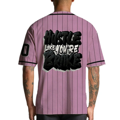 Orchid-Neutral-Grey-Black-White-4s-NastyJamz-Jersey-Match-Hustle-Like-Broke-Custom-Text