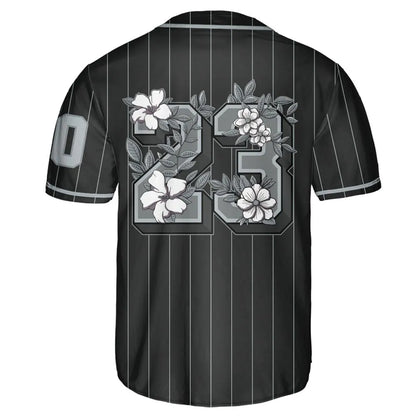 Wolf-Grey-12s-NastyJamz-Jersey-Match-23-Floral-Custom-Text