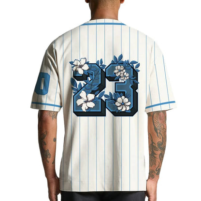 Univercitii-Carolina-Blue-17s-NastyJamz-Jersey-Match-23-Floral-Custom-Text