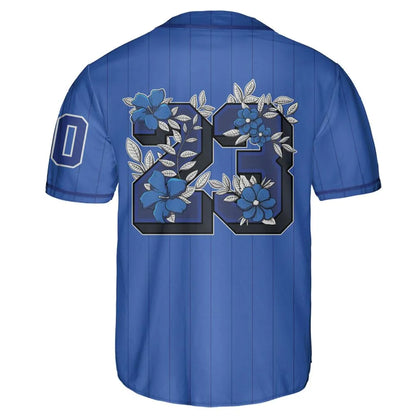 VaporMax-Game-Royal-Blue-NastyJamz-Jersey-Match-23-Floral-Custom-Text