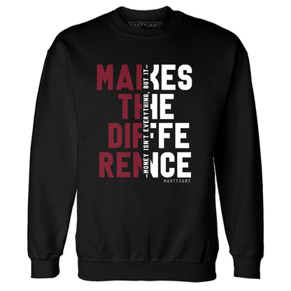 High-White-Team-Red-1s-NastyJamz-Sweatshirt-Match-Money-Makes-Difference