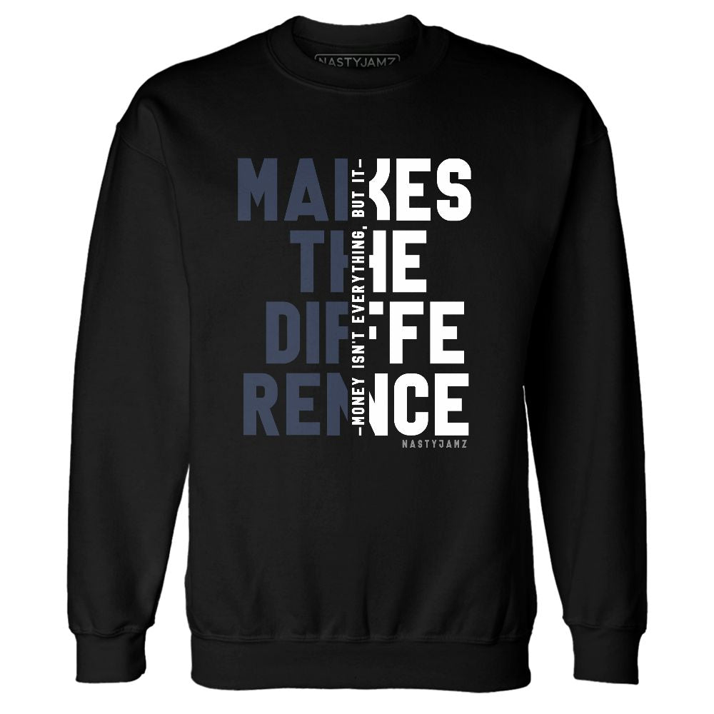 White-Navy-6s-NastyJamz-Sweatshirt-Match-Money-Makes-Difference