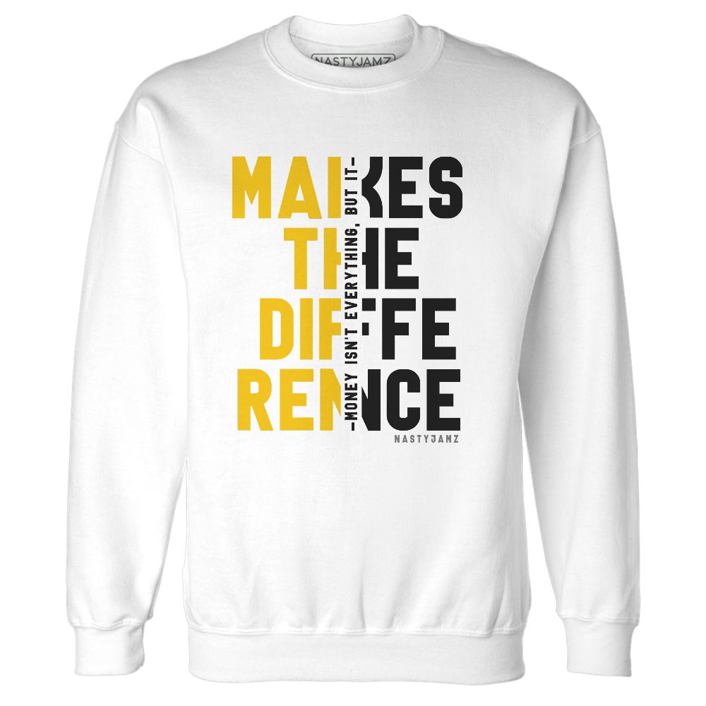 Yellow-Ochre-6s-NastyJamz-Sweatshirt-Match-Money-Makes-Difference