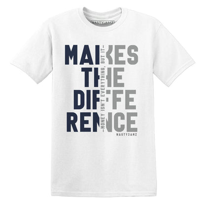 VaporMax-Metallic-Navy-Midnight-NastyJamz-T-Shirt-Match-Money-Makes-Difference