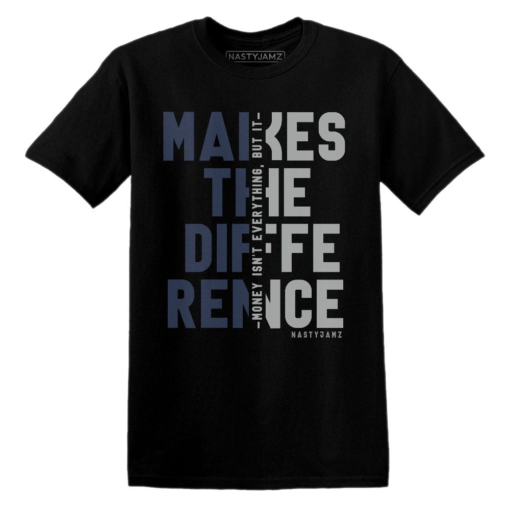 VaporMax-Metallic-Navy-Midnight-NastyJamz-T-Shirt-Match-Money-Makes-Difference