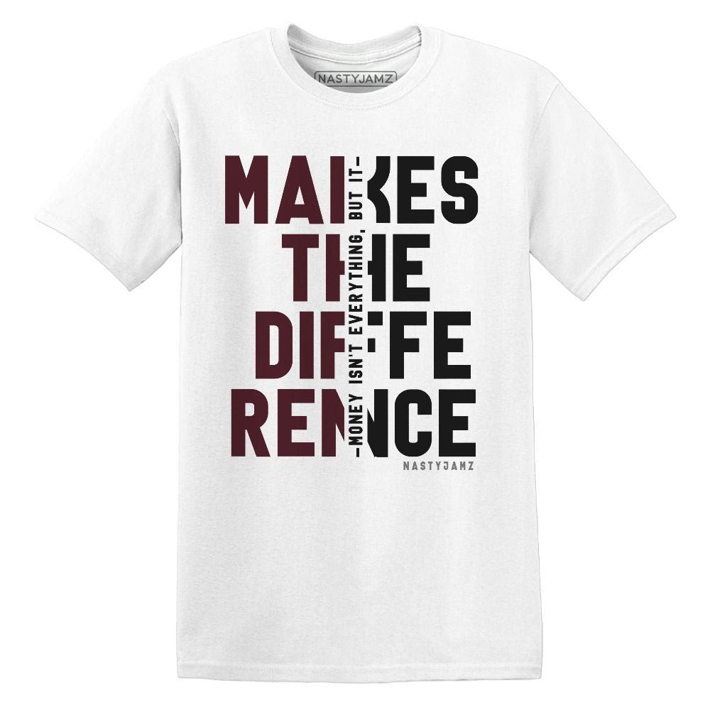 VaporMax-Night-Maron-Burgundy-NastyJamz-T-Shirt-Match-Money-Makes-Difference