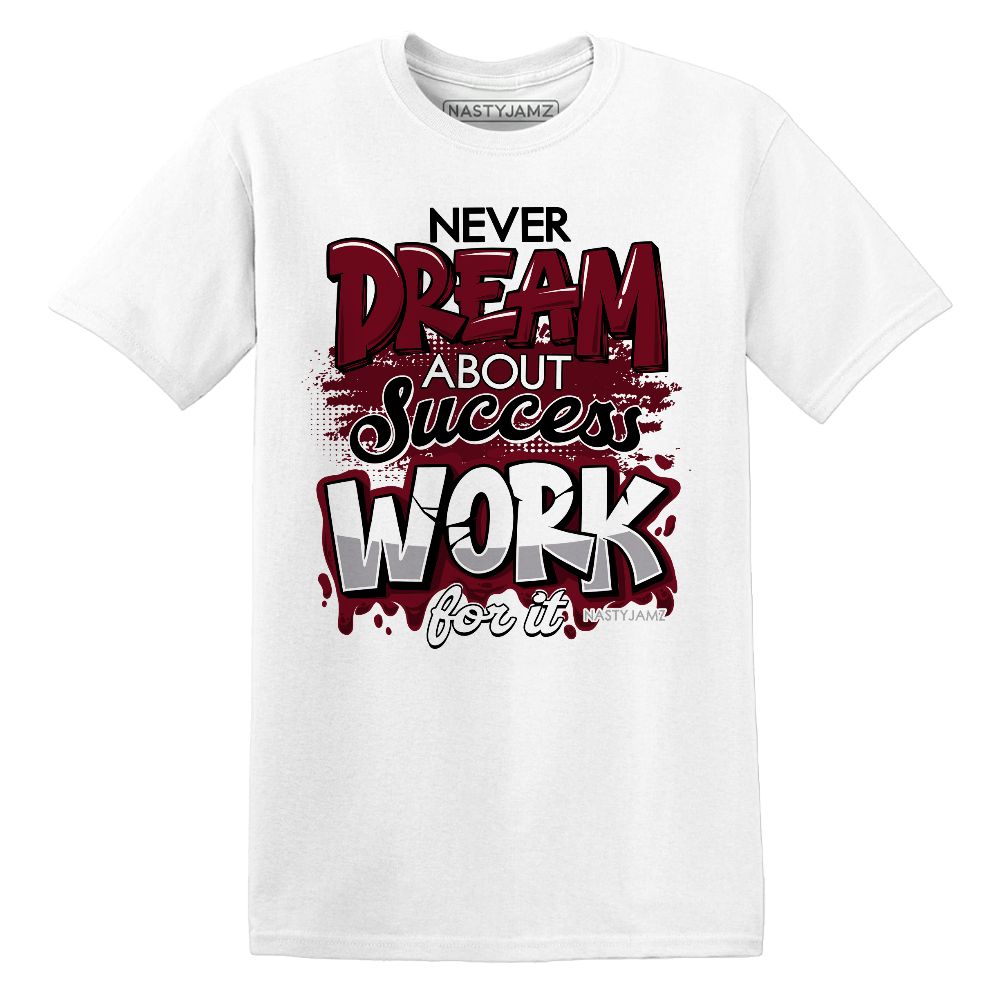 White-Team-Red-1s-NastyJamz-T-Shirt-Match-Work-For-Dream