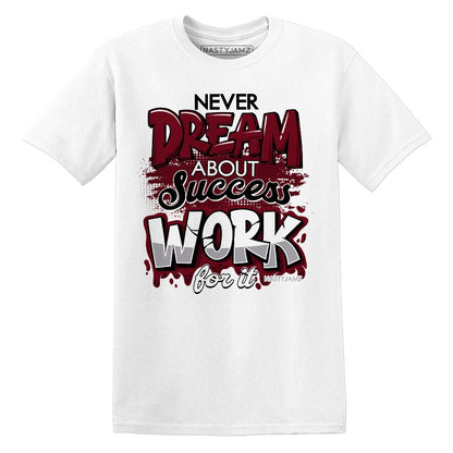 White-Team-Red-1s-NastyJamz-T-Shirt-Match-Work-For-Dream