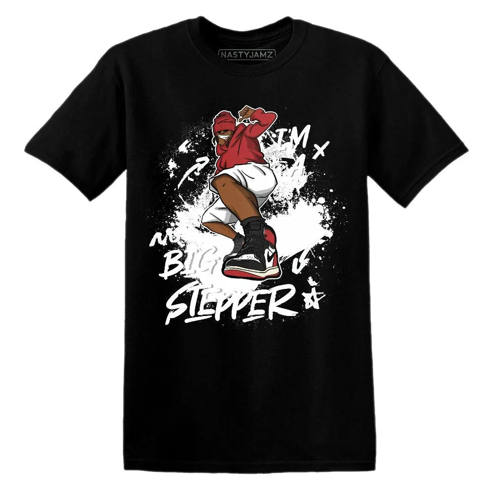 Black-Toe-Reimagined-1s-NastyJamz-T-Shirt-Match-Big-Stepper