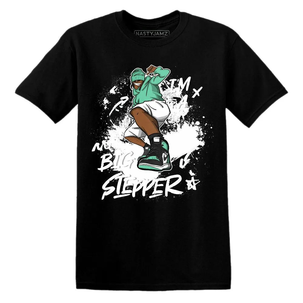 High-OG-Green-Glow-1s-NastyJamz-T-Shirt-Match-Big-Stepper