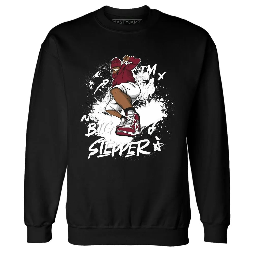 High-White-Team-Red-1s-NastyJamz-Sweatshirt-Match-Big-Stepper
