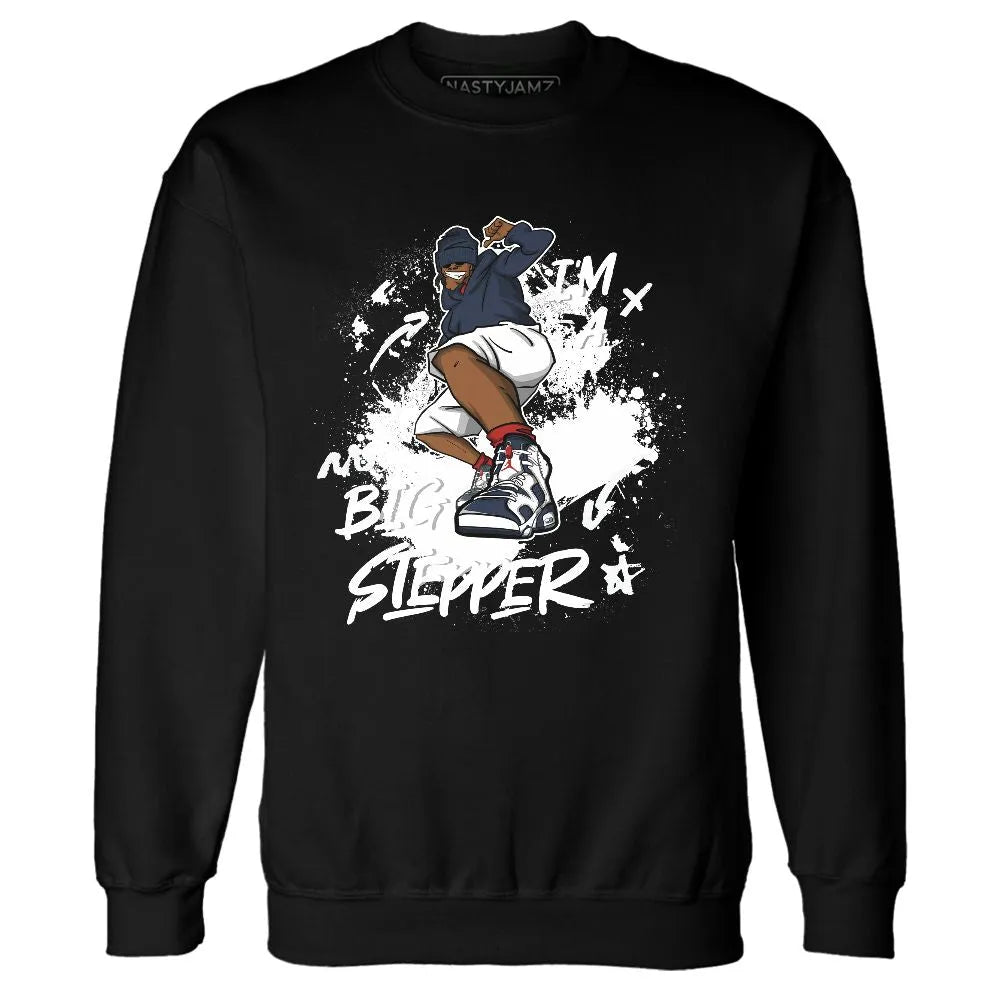 White-Navy-6s-NastyJamz-Sweatshirt-Match-Big-Stepper
