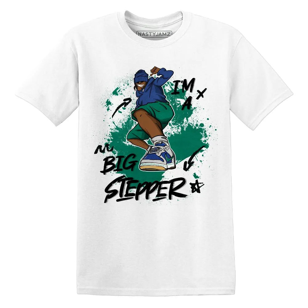 Dunk-Royal-Malachite-NastyJamz-T-Shirt-Match-Big-Stepper