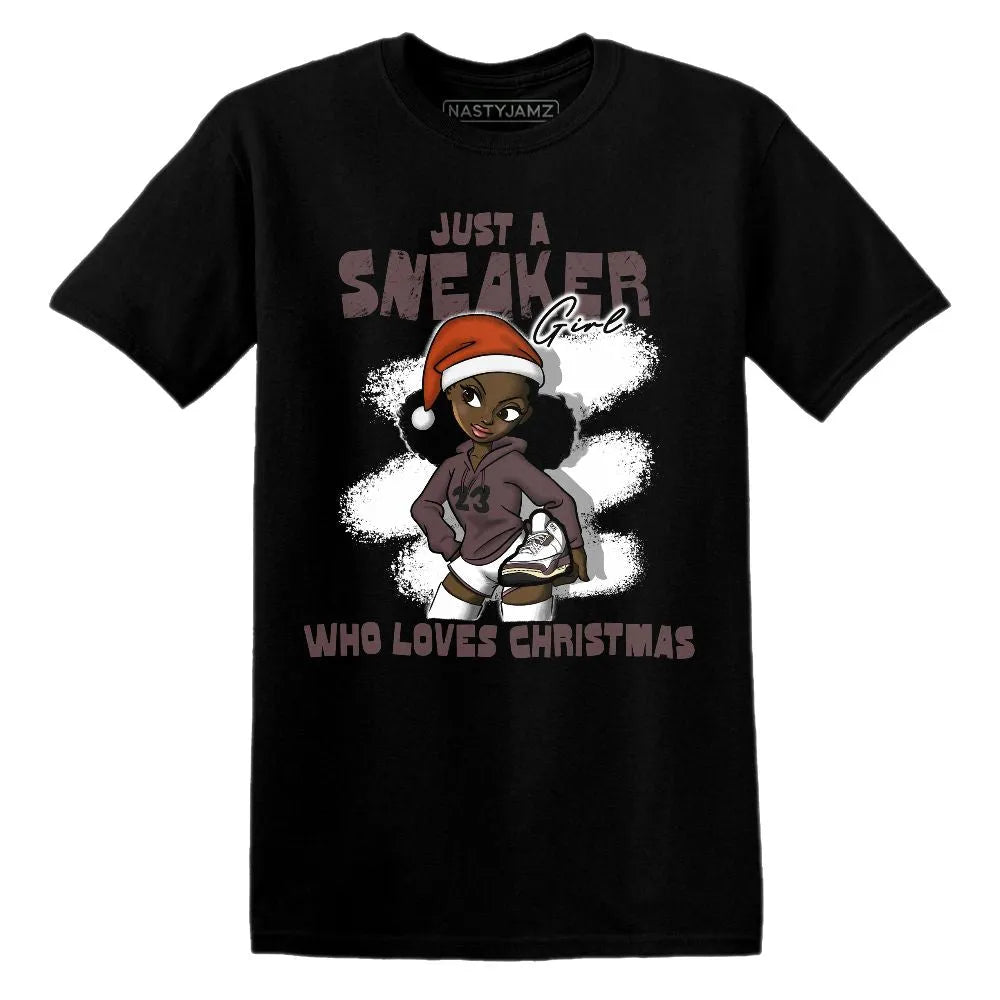 Burgundy-Crush-3s-NastyJamz-T-Shirt-Match-Xmas-Sneaker-Girl