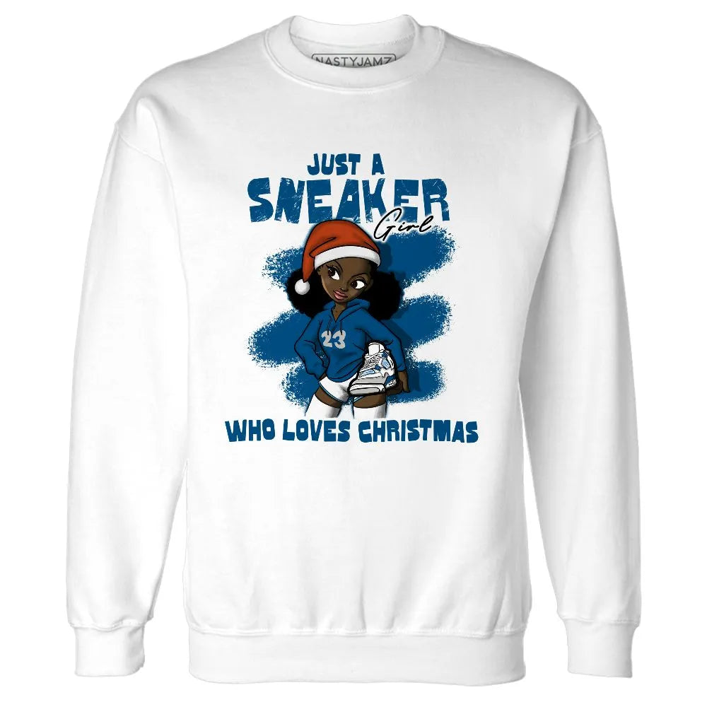 Industrial-Blue-4s-NastyJamz-Sweatshirt-Match-Xmas-Sneaker-Girl