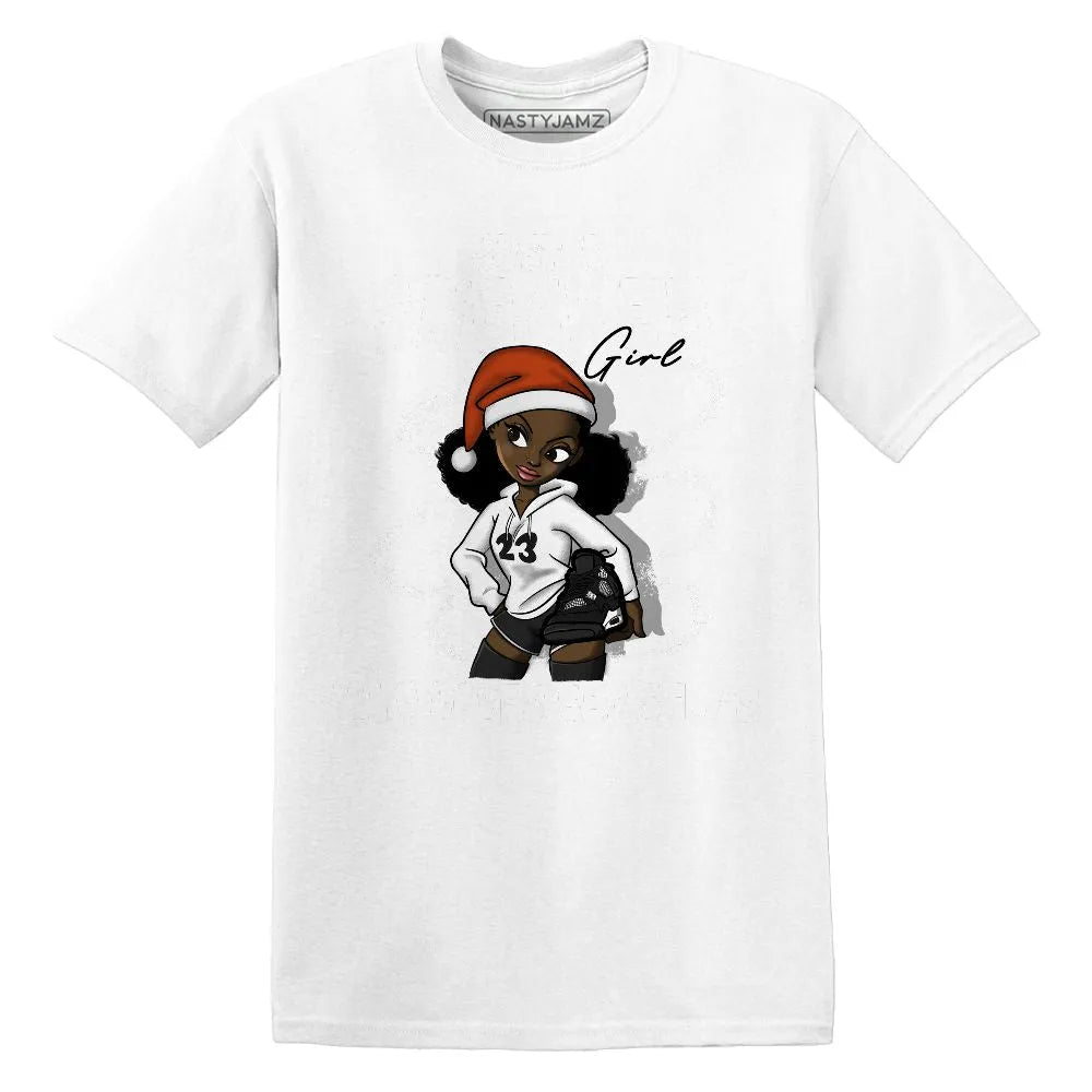 White-Thunder-4s-NastyJamz-T-Shirt-Match-Xmas-Sneaker-Girl