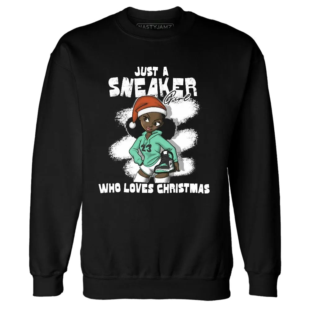 High-OG-Green-Glow-1s-NastyJamz-Sweatshirt-Match-Xmas-Sneaker-Girl