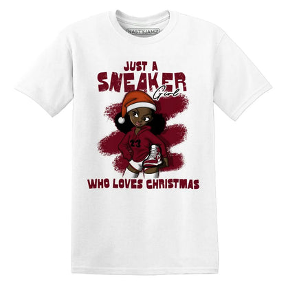 High-White-Team-Red-1s-NastyJamz-T-Shirt-Match-Xmas-Sneaker-Girl