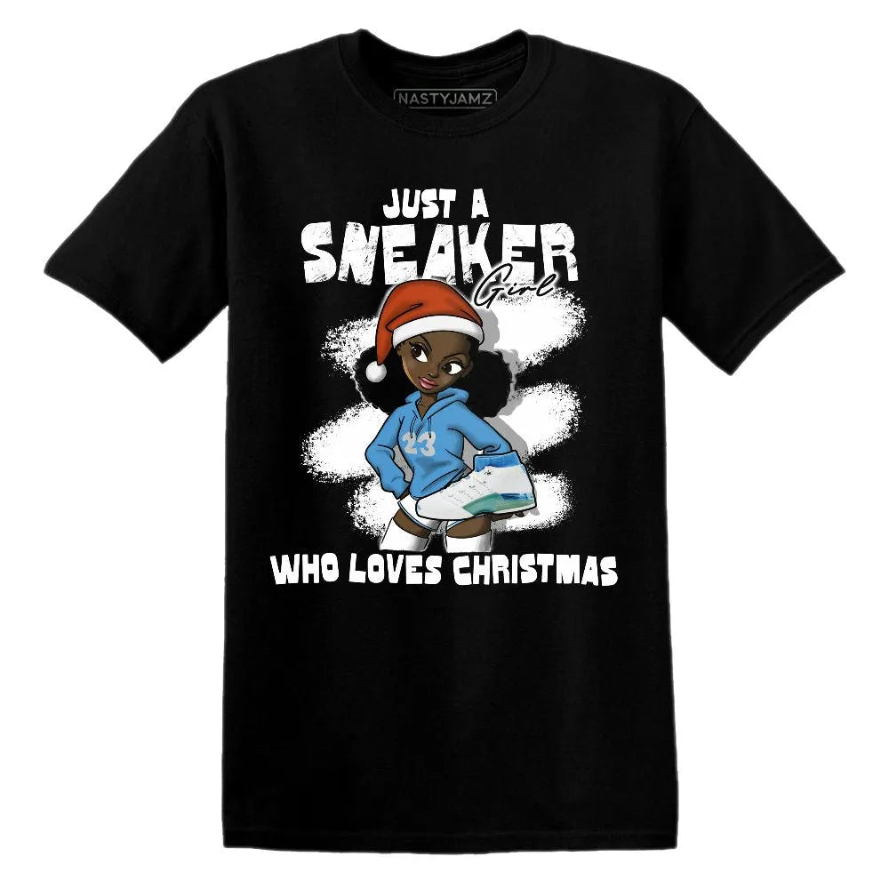 Univercitii-Carolina-Blue-17s-NastyJamz-T-Shirt-Match-Xmas-Sneaker-Girl