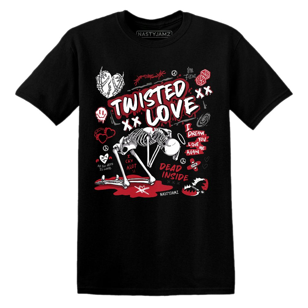 Twisted Love.AJ 14 Black Toe.NastyJamz Website T-Shirt 2D