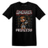 Sneaker Princess.AJ 3 Black Cement.NastyJamz Website T-Shirt 2D