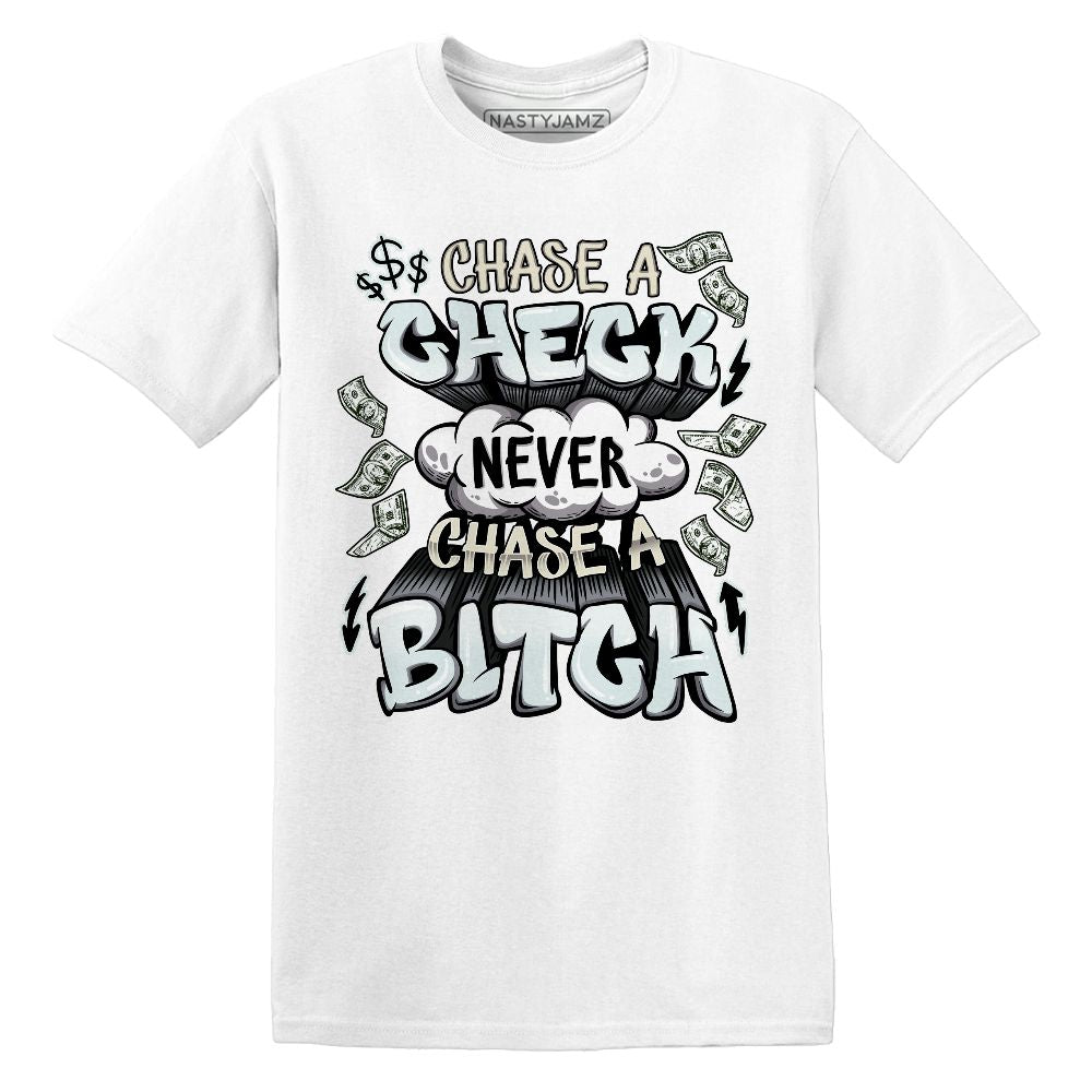 Chase A Check.AJ 4 Pure Platinum.NastyJamz Website T-Shirt 2D