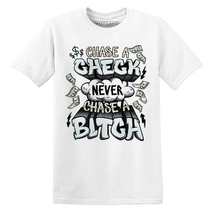 Chase A Check.AJ 4 Pure Platinum.NastyJamz Website T-Shirt 2D