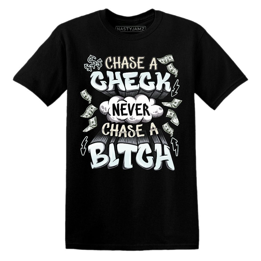 Chase A Check.AJ 4 Pure Platinum.NastyJamz Website T-Shirt 2D