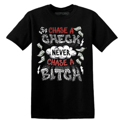 Chase A Check.AJ 3 Black Cement.NastyJamz Website T-Shirt 2D