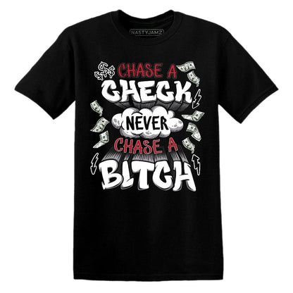 Chase A Check.AJ 14 Black Toe.NastyJamz Website T-Shirt 2D