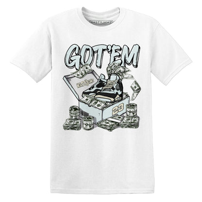 Dollar Sneaker Box.AJ 4 Pure Platinum.NastyJamz Website T-Shirt 2D