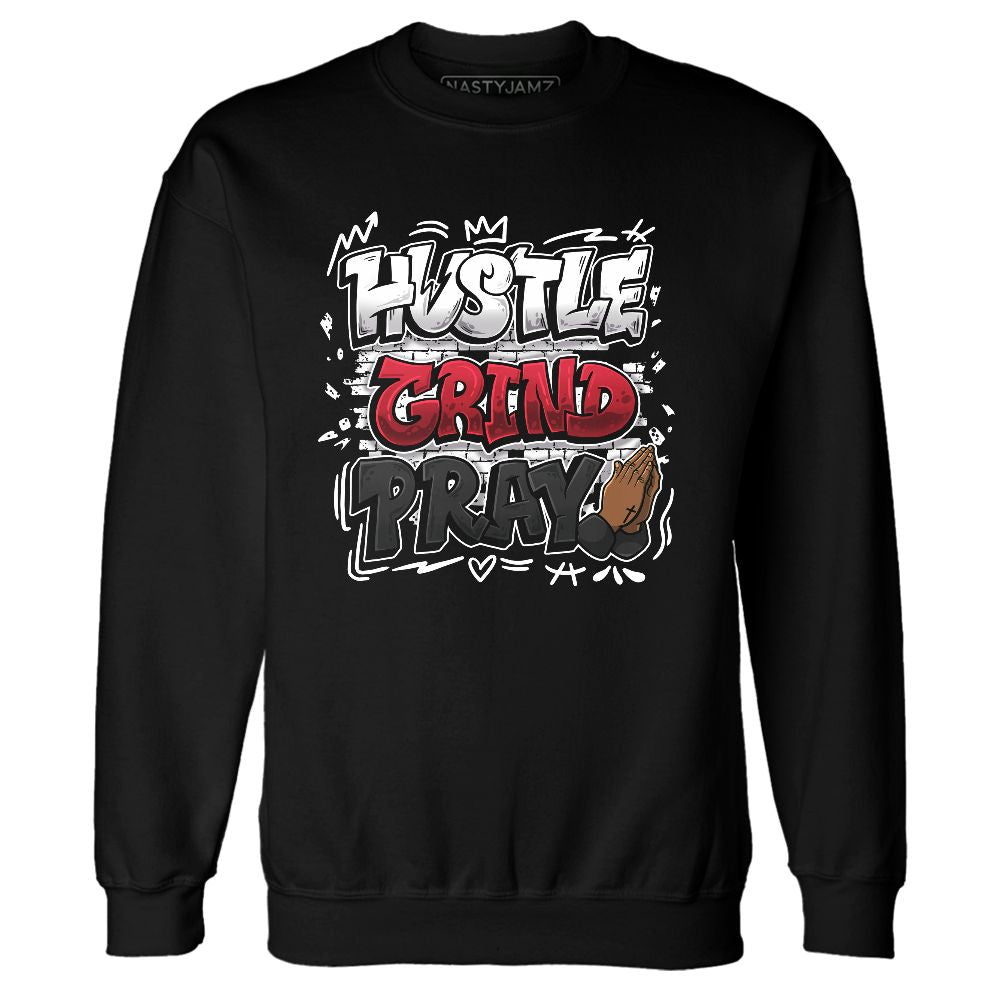 Black-Toe-14s-NastyJamz-Sweatshirt-Match-Hustle-Grind-Pray