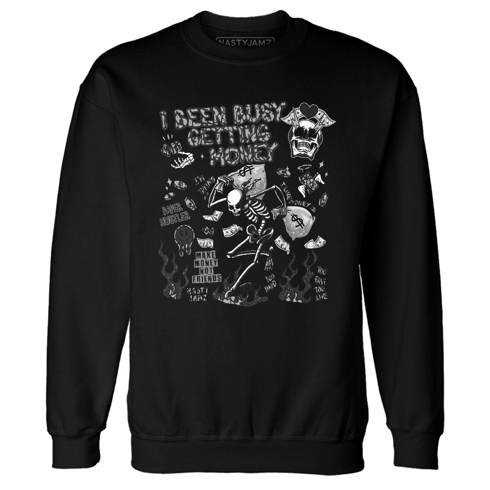 Black-Cement-3s-NastyJamz-Sweatshirt-Match-Busy-Getting-Money-Skull