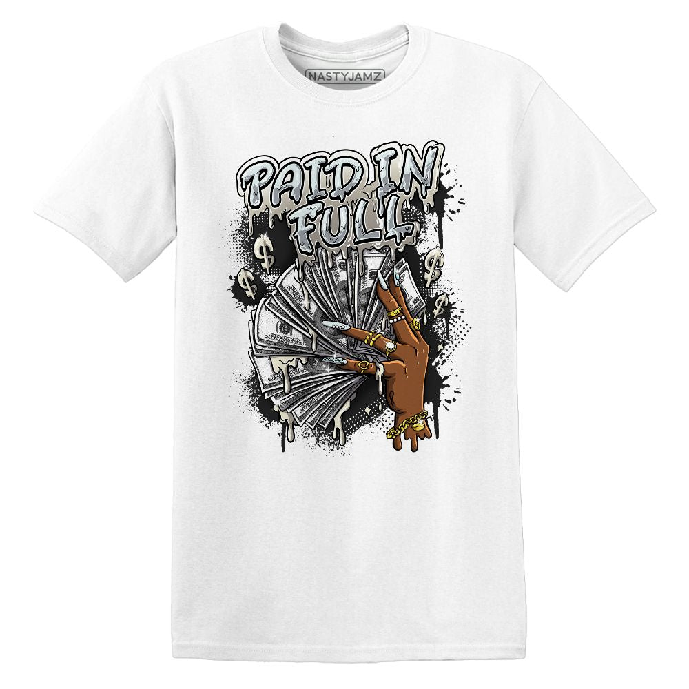 Paid In Full.AJ 4 Pure Platinum.NastyJamz Website T-Shirt 2D