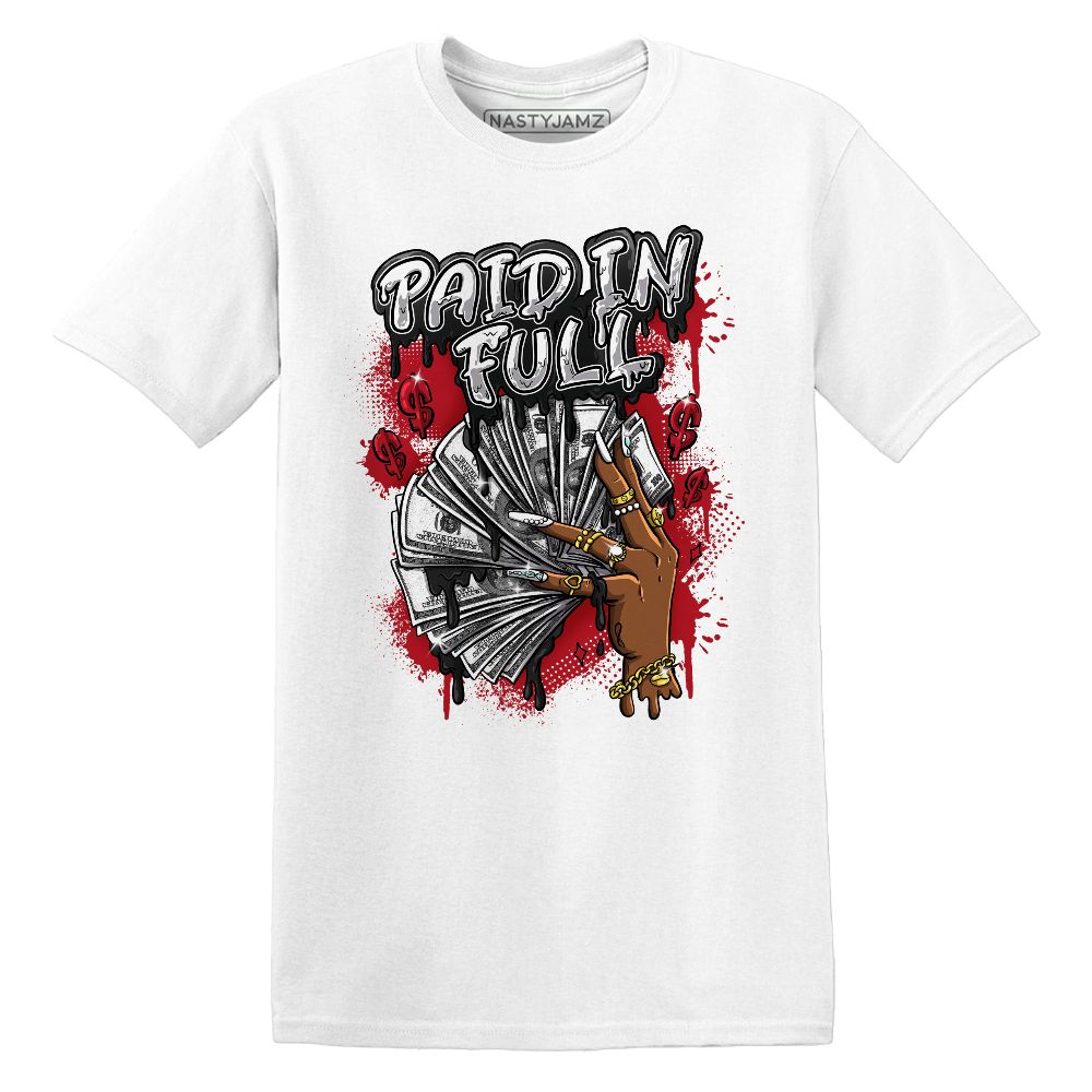 Paid In Full.AJ 14 Black Toe.NastyJamz Website T-Shirt 2D